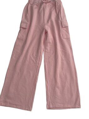 Pink Kids Cargo Pants
